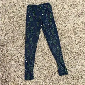 LulaRoe tween Christmas tree leggings